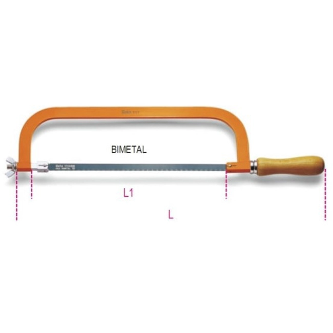 Vendita online Seghetto tipo pesante con impugnatura legno art.1727